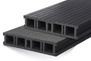 Terassilauta Lämpöpuukomposiitti Luna TWCP Musta 42 x 200 mm
