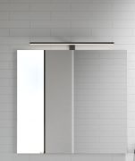 Peilikaappi Camargue Svanholm 80 x 65 cm antrasiitti