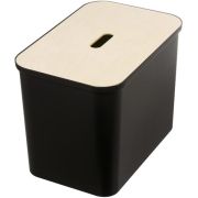 Lajitteluastia Smartstore Collect 76 L musta + vanerikansi