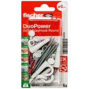 Tulppa pyöreällä koukulla Fischer EasyHook Loop DuoPower 6 x 30
