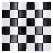 Mosaiikkilaatta Quadrat CD 200 Mustavalkoinen 29,8 x 29,8 cm
