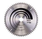 Pyörösahanterä Bosch Optiline Wood 254 x 2,0 x 30 mm T60