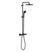 Suihkujärjestelmä Grohe Vitalio Start System 250 Termostaatilla Mattamusta