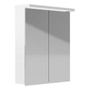 LED-valaisinpeilikaappi Polaria Klara 600 Vasen VVS Valkoinen 70 x 60 x 19 cm