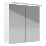 LED-valaisinpeilikaappi Polaria Klara 800 Vasen Valkoinen 70 x 80 x 19 cm