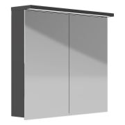 LED-valaisinpeilikaappi Polaria Klara 800 Vasen VVS Harmaa 70 x 80 x 19 cm