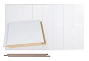 Kattopaneeli Maler SPA E0 MDF STS-5 Valkoinen 12 x 120 x 2400 mm