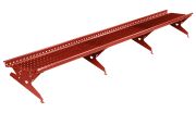 Kattosiltapaketti JanLa Tiilikuviopeltikatolle 350 mm 3m RR29 Punainen