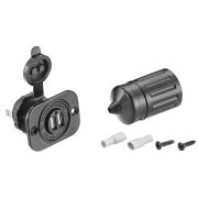 USB-pistoke Easterner kahdelle liittimelle 12-24 V