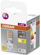 LED-lamppu Osram G9 2,6 W 2700 K 5-pack