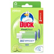 WC-raikastin Duck Fresh Discs Lime täyttöpakkaus 2 x 36 ml