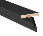 Peitelistasetti oveen Maler MDF E0 jiirilukitsimilla musta 42 mm, eri kokoja