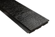 Saunapaneeli Aure KU STS Rustiikki PP Hiilletty 14 x 120 x 2370 mm