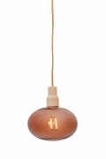 LED-koristevalo Airam Luoto ruskea Ø 15 cm