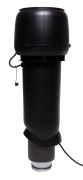 Huippuimuri Vilpe PE190P 700 mm Punainen 125 mm Musta