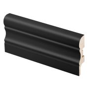 Jalkalista Maler Aura MDF mel musta 16 x 60 x 2750 mm