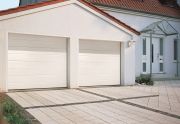 Autotallinovi IsoMatic Nordic Woodgrain valkoinen
