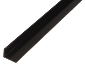 L-kulmaprofiili Musta 40 x 10 x 2000 mm