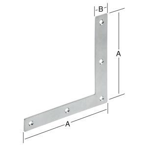 Kulmalevy 160 x 22 mm sinkitty