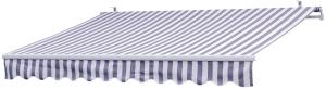 Nivelmarkiisi SunFun Harmaa/valkoinen 3 x 2 m