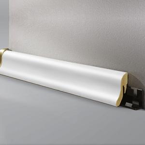 Jalkalista Logoclic K40 Sileä Valkoinen MDF 22 x 40 x 2600 mm