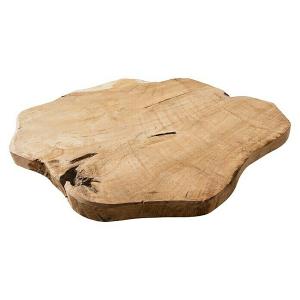 Puukiekko Tiikki Särmäämätön ø 35 cm