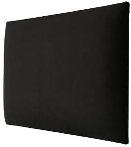 Verhoiltu seinäpaneeli Fllow Velvet Musta 100 30X60