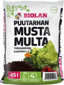 Puutarhan Musta Multa Biolan Lava 65 säkkiä
