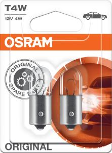 Polttimo Osram Original Vilkkuvalo 3893 T4W 2 kpl