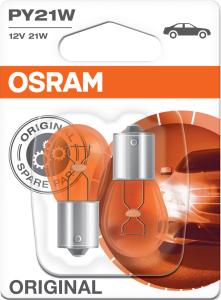Polttimo Osram Original Vilkkuvalo 7507 PY21W 2 kpl