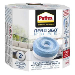 Kosteudenpoistajan täyttöpakkaus Pattex Aero 360° 2 x 450 g
