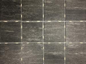 Lattialaatta Alpstone 10 x 10 cm Mustanharmaa