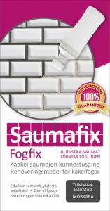 Kaakelisauma-aine Saumafix Tummanharmaa 100 ml