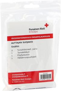 Ensiapulaukun täydennysmoduuli auttajan suojaksi