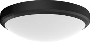 Kosteantilan Plafondi Philips Doris Musta Ø 22 cm