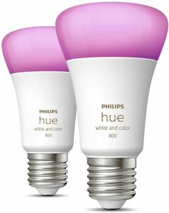 Älylamppu Philps Hue RGB E27 2 kpl