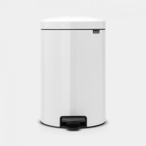 Roska-astia polkimella Brabantia Newicon White 20 l