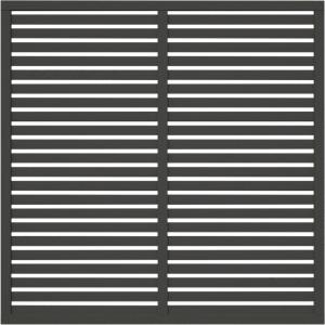Aitaelementti Palmako Nina 1 harmaa 180 x 180 cm