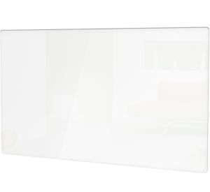 Lasipaneeli Nobö Top Clip On Glass Valkoinen 750 W