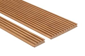 15 x 60 mm, saatavilla eri pituuksia. Saunapaneeli Thermory Motion Wall KYTE-S Lämpökäsitelty haapa. 6 kpl.