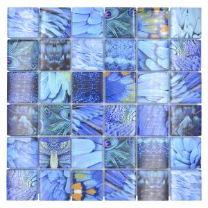 Mosaiikkilaatta Crystal Wildlife XCM WL78 Sininen 29,8 x 29,8 cm