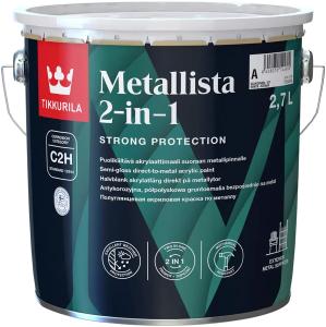 Ruosteenestomaali Tikkurila Metallista 2-in-1