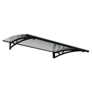 Ovikatos Solid Elements harmaa/kirkas Pavo 1,5 x 0,9 m