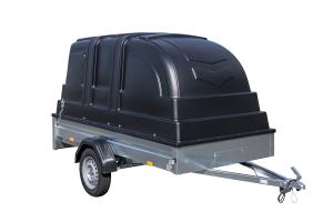 Perävaunu Cargo S + kuomu 100 cm
