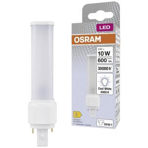 Pistokantalamppu Dulux D10 G24D-1 600 lm 4000 K