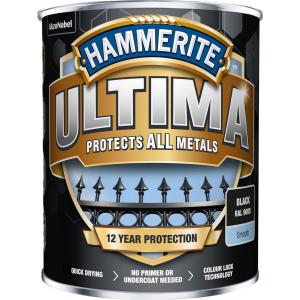 Metallimaali Hammerite Ultima musta 0,75 l
