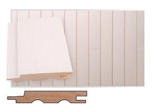 Saunapaneeli Maler Luosto SPA STS-5 Huurre 15 x 95 mm, eri pituuksia