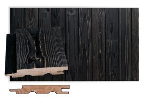Saunapaneeli Maler Luosto SPA STS-5 Hiili 14 x 95 mm, eri pituuksia