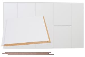 Sisustuspaneeli Maler MDF E0 STS-5 Mel Lumi 10 x 160 x 2070 mm