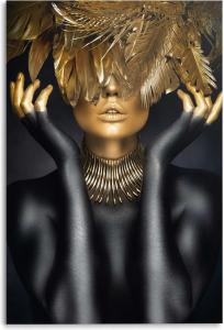 Sisustustaulu Reinders Golden Feathers 78 x 116 cm